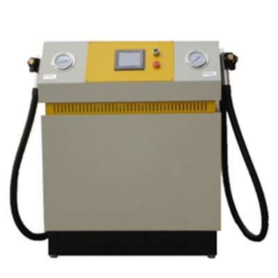 Attrezzatura di riempimento del condizionatore d'aria del refrigerante automatico dello scambiatore di calore per la pompa di calore