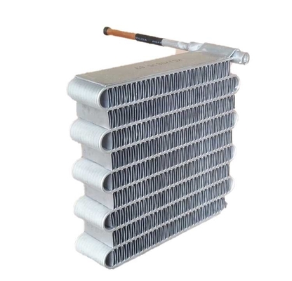 Scambiatore di calore di rame del Microchannel della metropolitana alettata per i prodotti del condizionatore d'aria