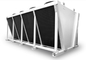 Tipo verticale dispositivo di raffreddamento asciutto raffreddato aria dell'evaporatore V per conservazione frigorifera
